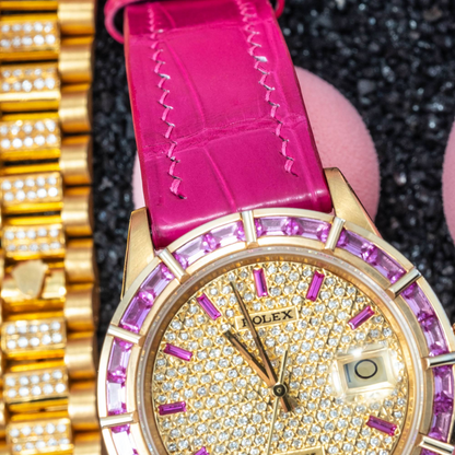 fuchsia-pink-alligator-leather-watch-strap-for-Rolex-Datejust-41mm-lug.png