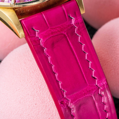 fuchsia-pink-alligator-leather-watch-strap-for-Rolex-Datejust-41mm-stitching.png