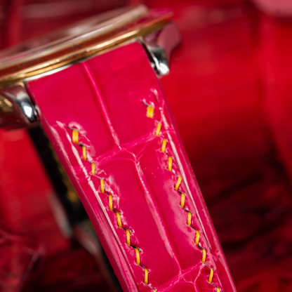 fuchsia-pink-alligator-strap-for-rolex-daytona-rosegold-stiching-leather.png