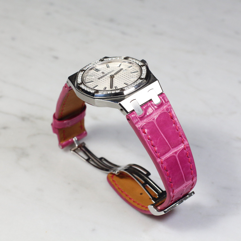 fuschia-pink-alligator-leather-strap-for-ap-ladies.png