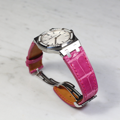 fuschia-pink-alligator-leather-strap-for-ap-ladies.png