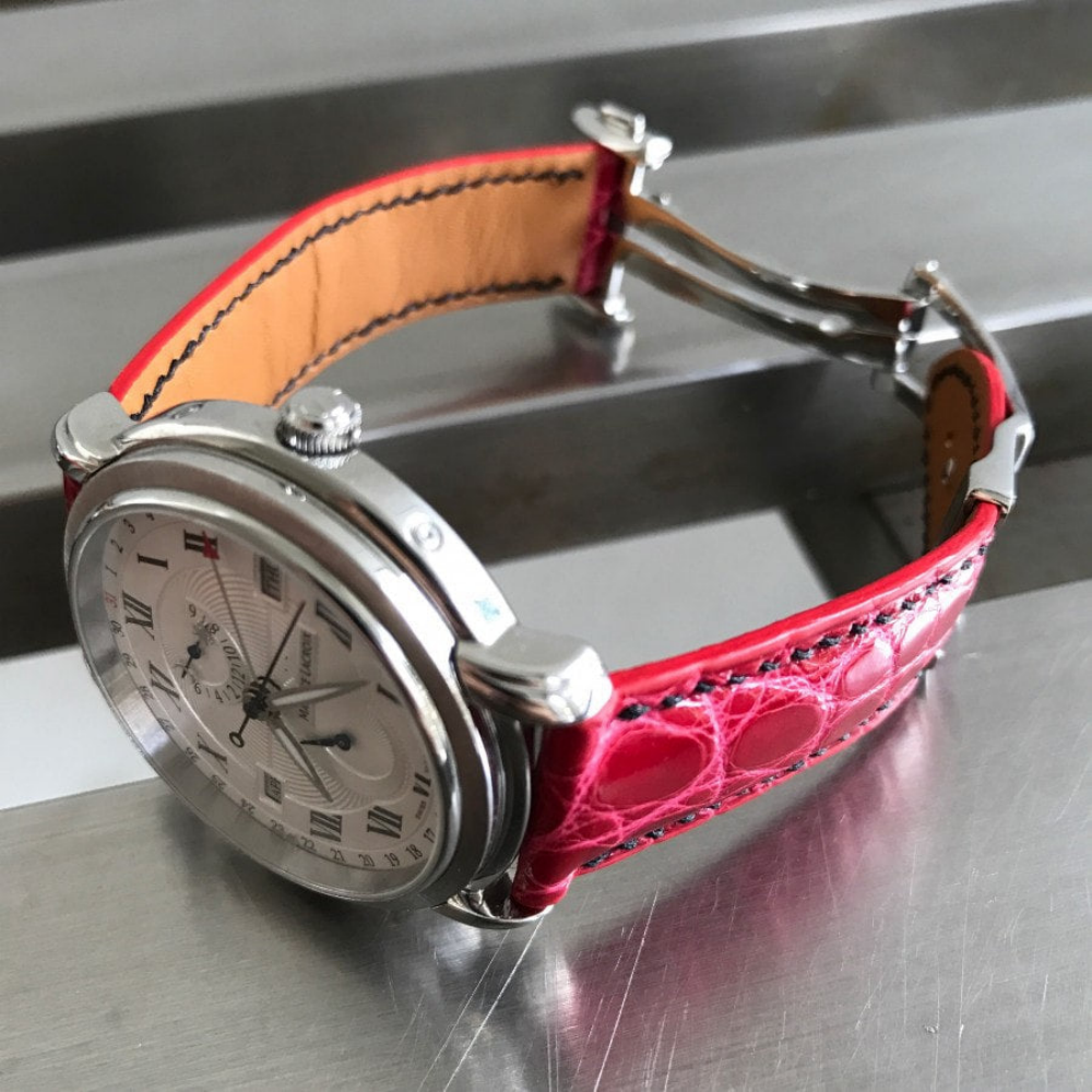 fuschia-pink-alligator-leather-strap-for-maurice-lacroix-masterpiece-les-calendlier-on-watch.png