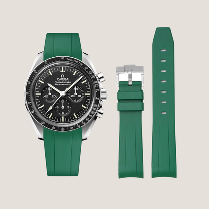 green-FKM-rubber-strap-for-omega-speedmaster-with-watch.png