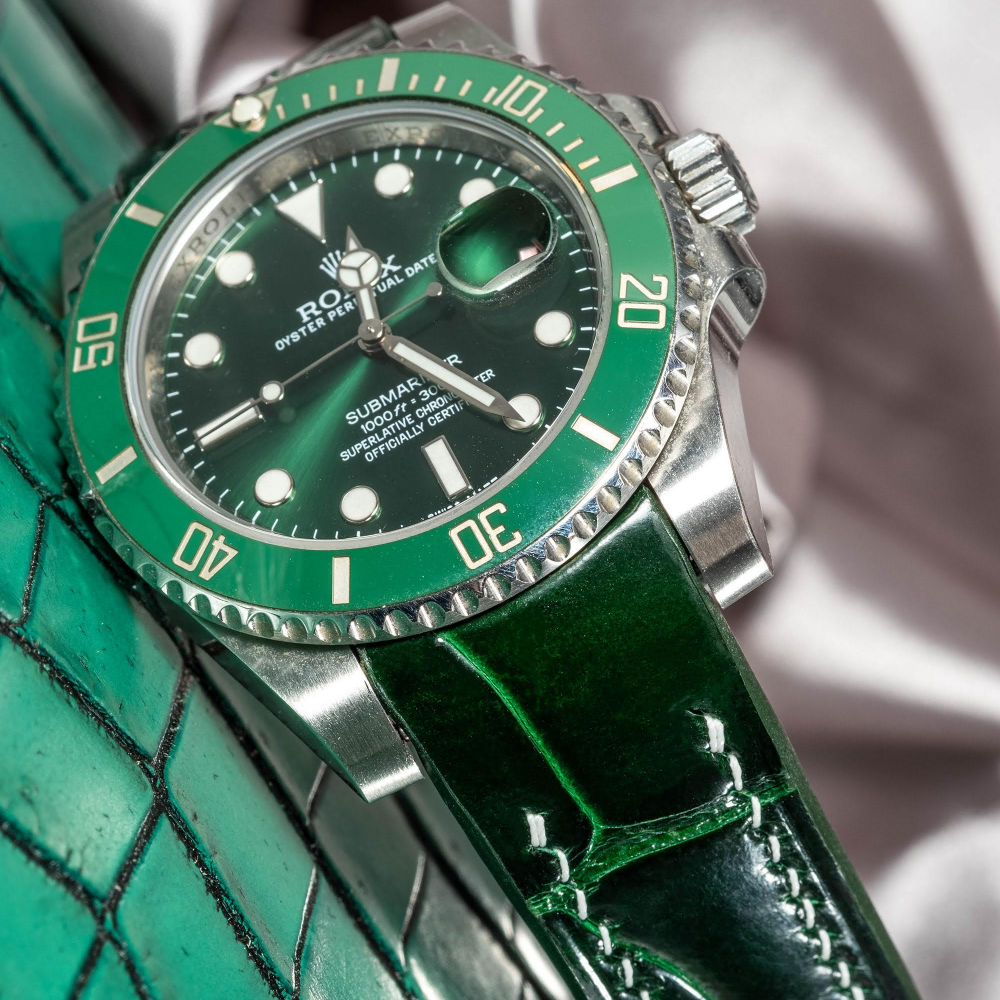 green-alligator-leather-strap-for-rolex-submariner-40mm-silver-stitching-watch.png