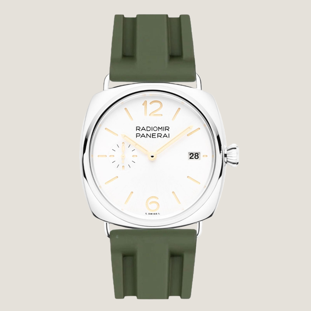 green-fkm-rubber-strap-for-Panerai-Radimir-on-Watch.png