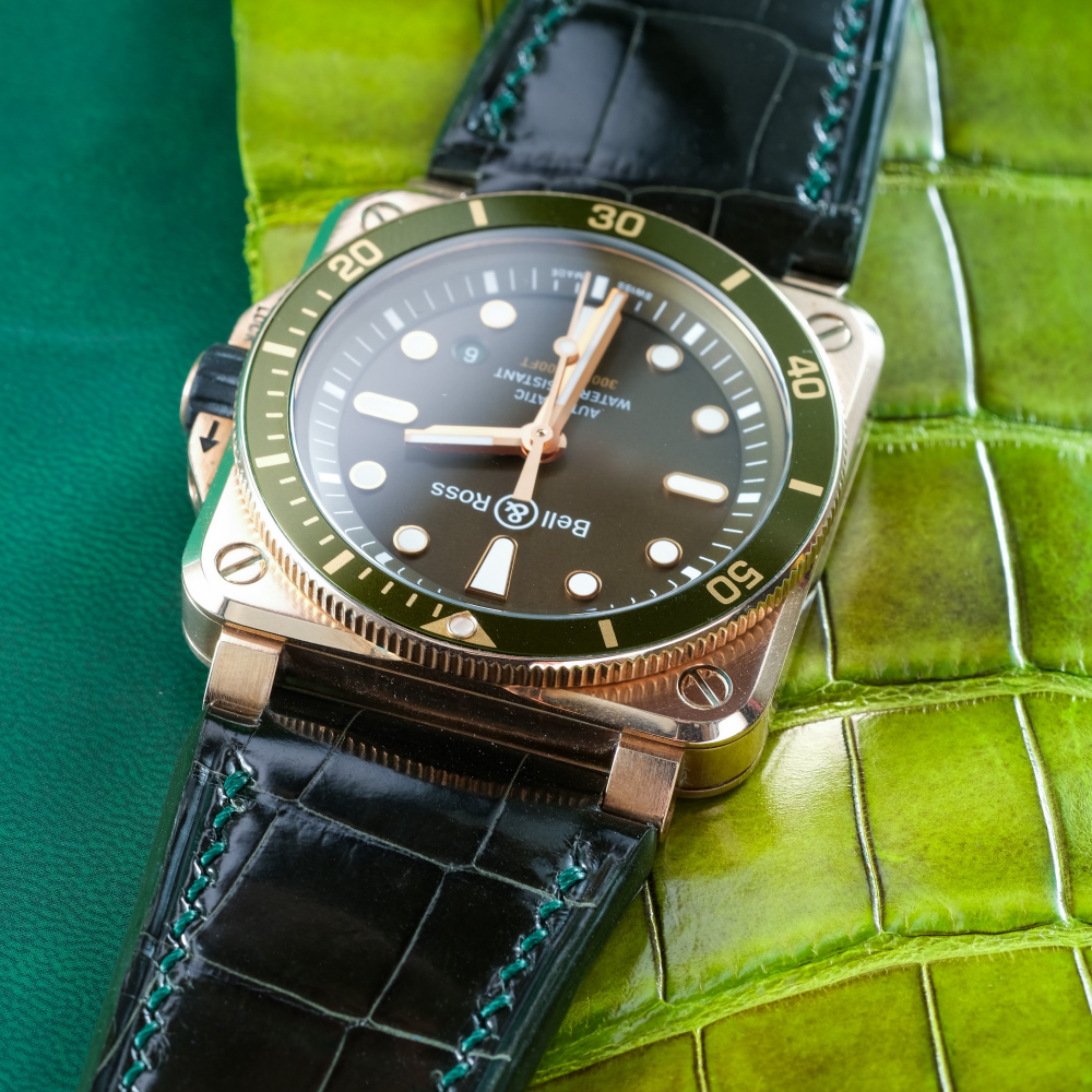 hunter-green-alligator-leather-strap-for-bell-ross-br03-92-diver-watch.png