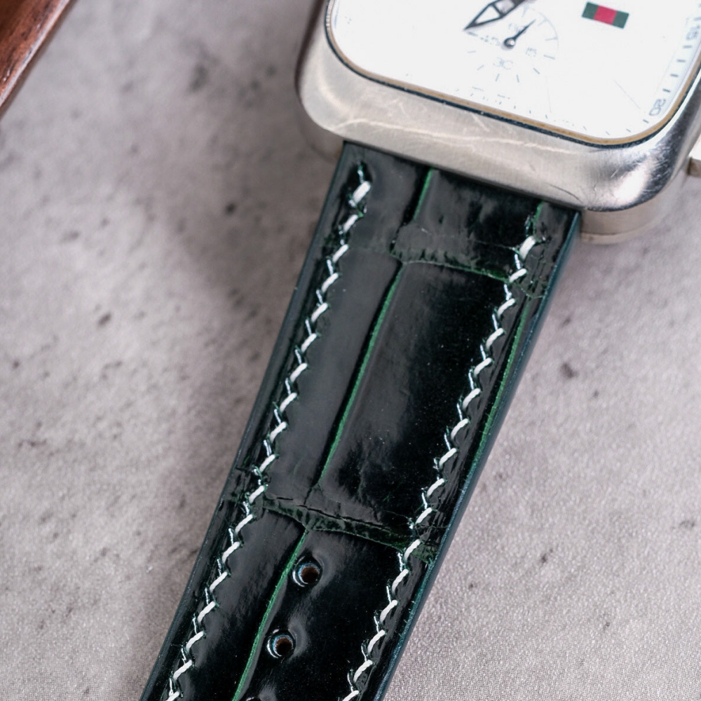 hunter-green-alligator-leather-strap-for-gucci-coupe-stitching.png