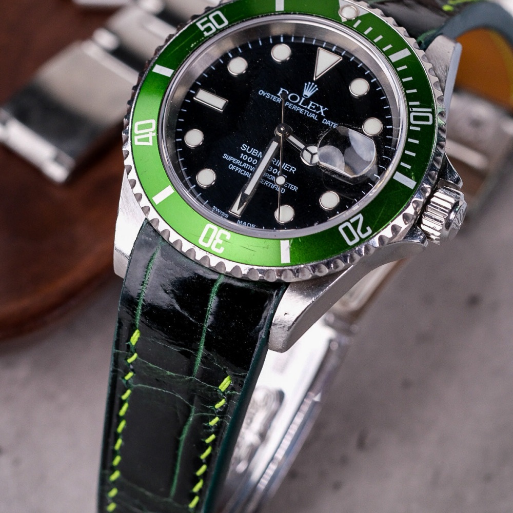 hunter-green-alligator-leather-strap-for-rolex-submariner-40mm-kermit-lug.png