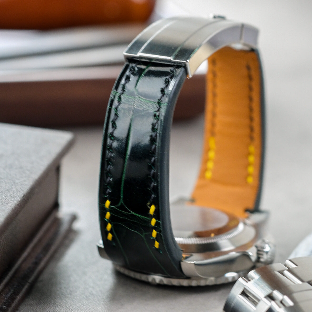 hunter-green-alligator-leather-strap-for-rolex-submariner-40mm-lining.png