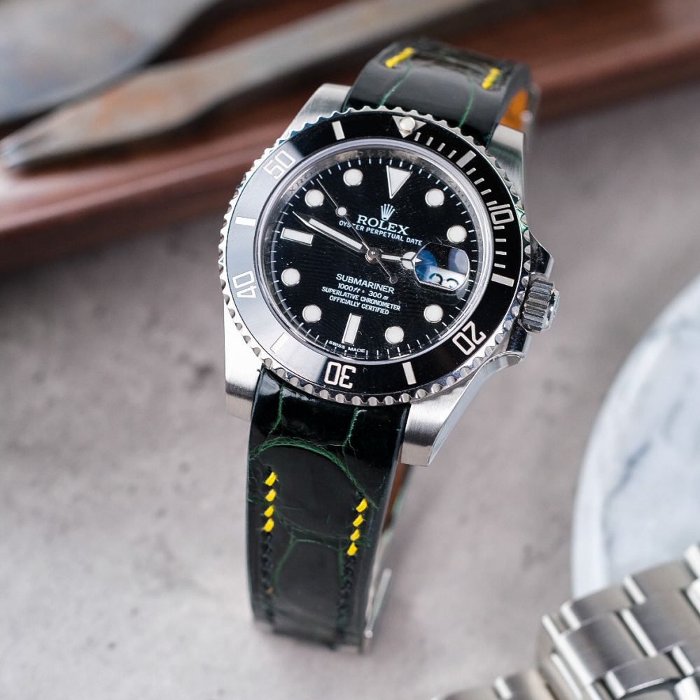 hunter-green-alligator-leather-strap-for-rolex-submariner-40mm.png