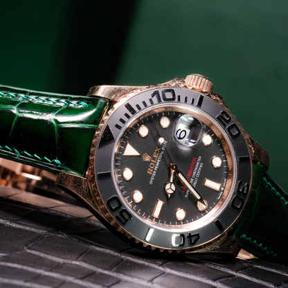 hunter-green-alligator-leather-strap-for-rolex-yacht-master-detail.png