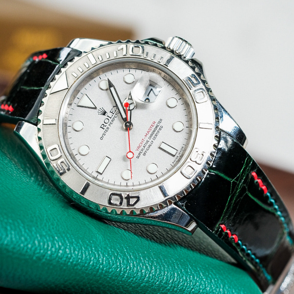 hunter-green-alligator-leather-strap-for-rolex-yacht-master-red-green-stitching.png
