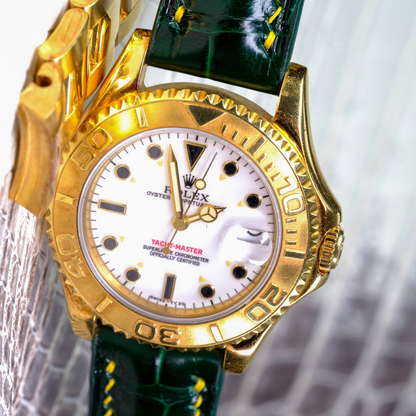hunter-green-alligator-leather-strap-for-rolex-yacht-master-yellow-gold-stitching-watch.png