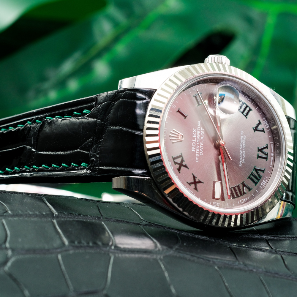 hunter-green-alligator-leather-watch-strap-for-Rolex-Datejust-watch.png