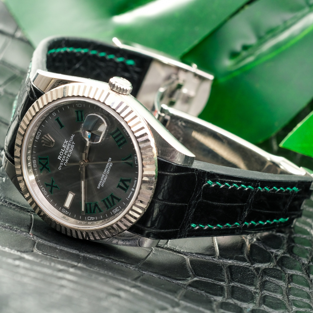 hunter-green-alligator-leather-watch-strap-for-Rolex-Datejust.png
