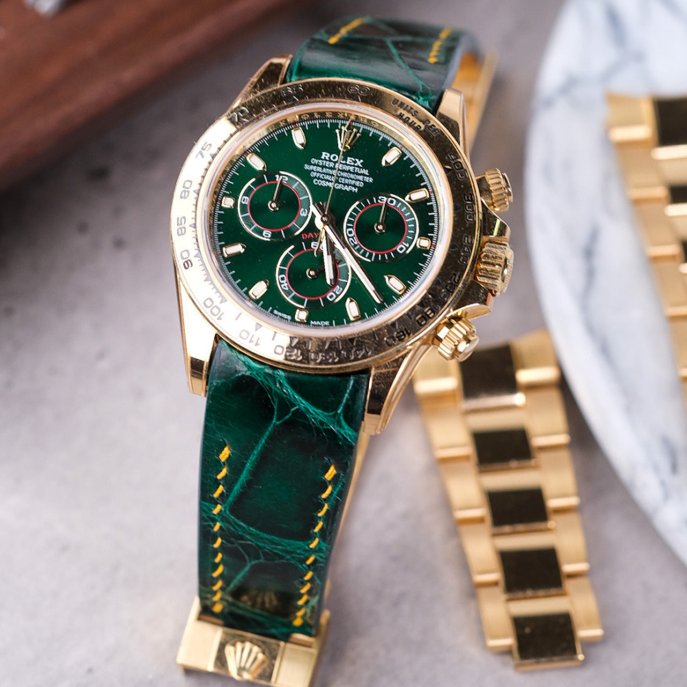 hunter-green-alligator-strap-for-rolex-daytona.png