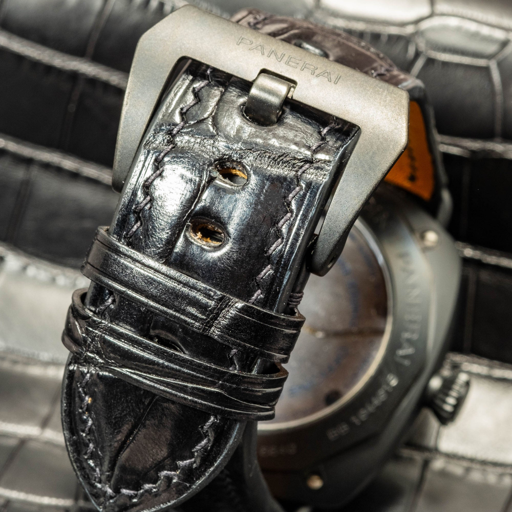 jet-black-alligator-leather-strap-for-Panerai-Radimir-buckle.png