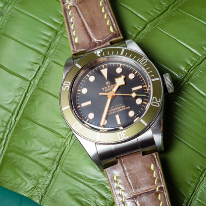 juniper-green-alligator-leather-strap-for-tudor-black-bay-cream-stitching.png