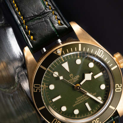 juniper-green-alligator-leather-strap-for-tudor-black-bay-with-gold-stitching.png