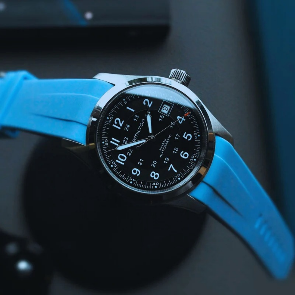 light-blue-fkm-rubber-strap-for-hamilton-khaki-field-on-watch.png
