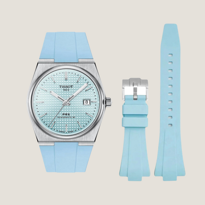 light-blue-rubber-strap-for-tissot-prx-with-watch.png