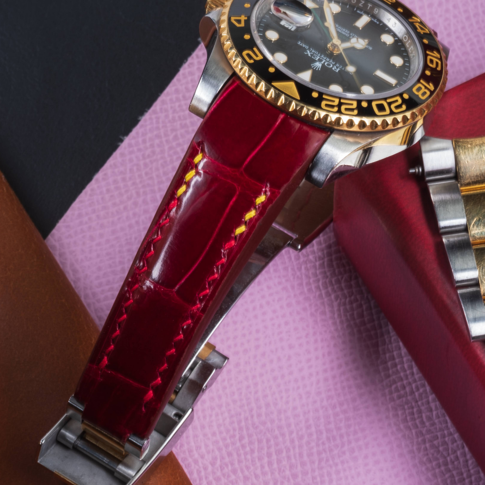 maroon-red-alligator-leather-strap-for-rolex-gtm-ii-stitching.png