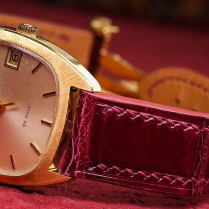 maroon-red-alligator-watch-strap-for-omega-De-Ville-detail.png