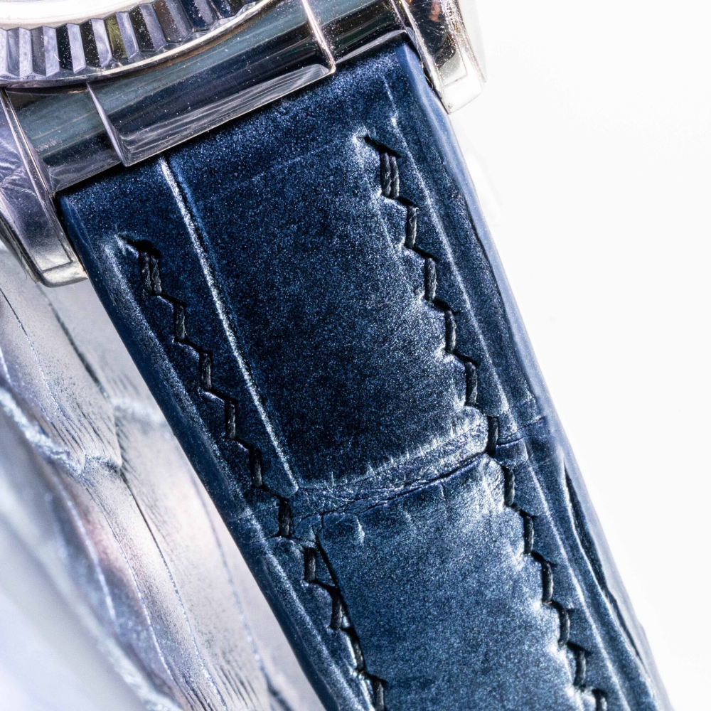 metallic-Black-alligator-leather-watch-strap-for-Rolex-Datejust-36mm-detail.png