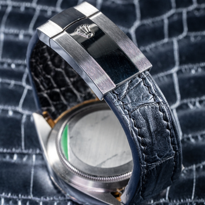 metallic-black-alligator-leather-watch-strap-for-Rolex-Sky-dweller-backside.png