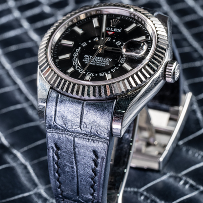 metallic-black-alligator-leather-watch-strap-for-Rolex-Sky-dweller.png