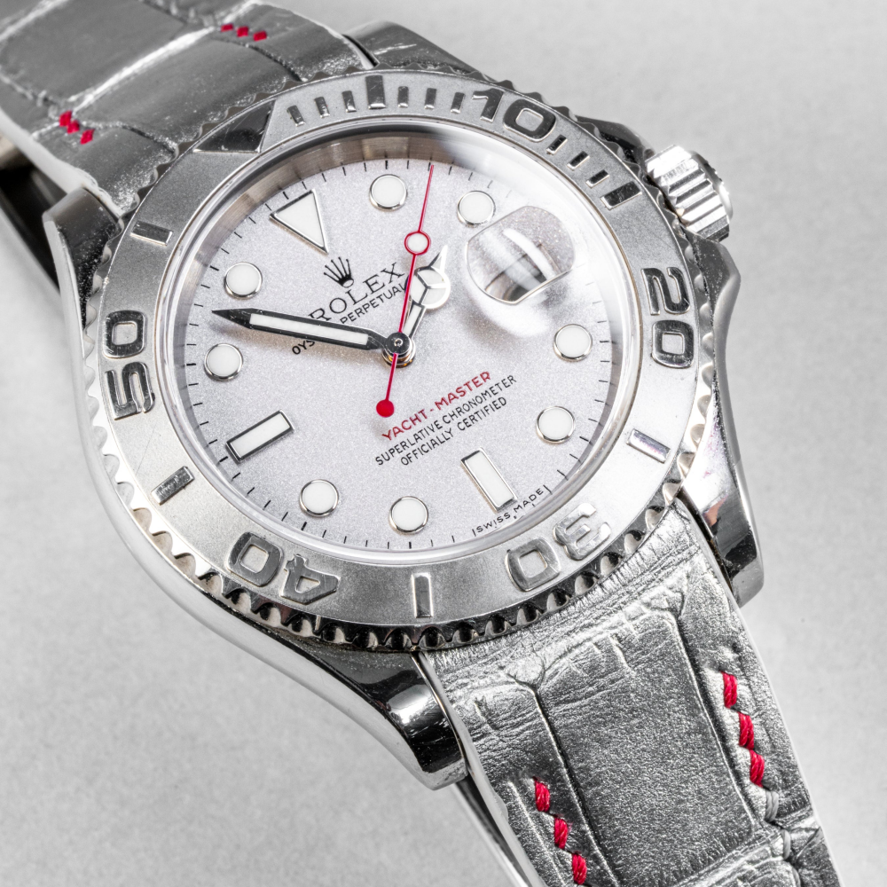 metallic-silver-alligator-leather-strap-for-rolex-yacht-master-40mm-red-silver-stitching.png