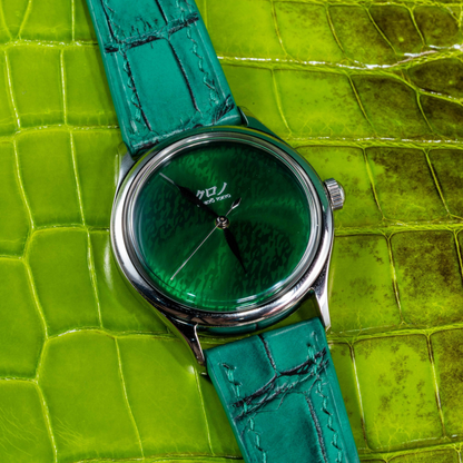 ombre-green-alligator-leather-strap-for-kurono-grand-urushi-aoyama-watch.png