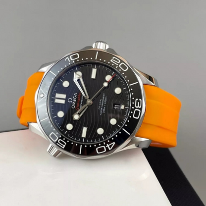 orange-FKM-rubber-strap-for-omega-seamaster-300-on-watch.png