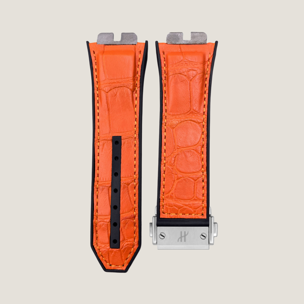 orange-alligator-rubber-lining-strap-for-Hublot-and-buckle.png