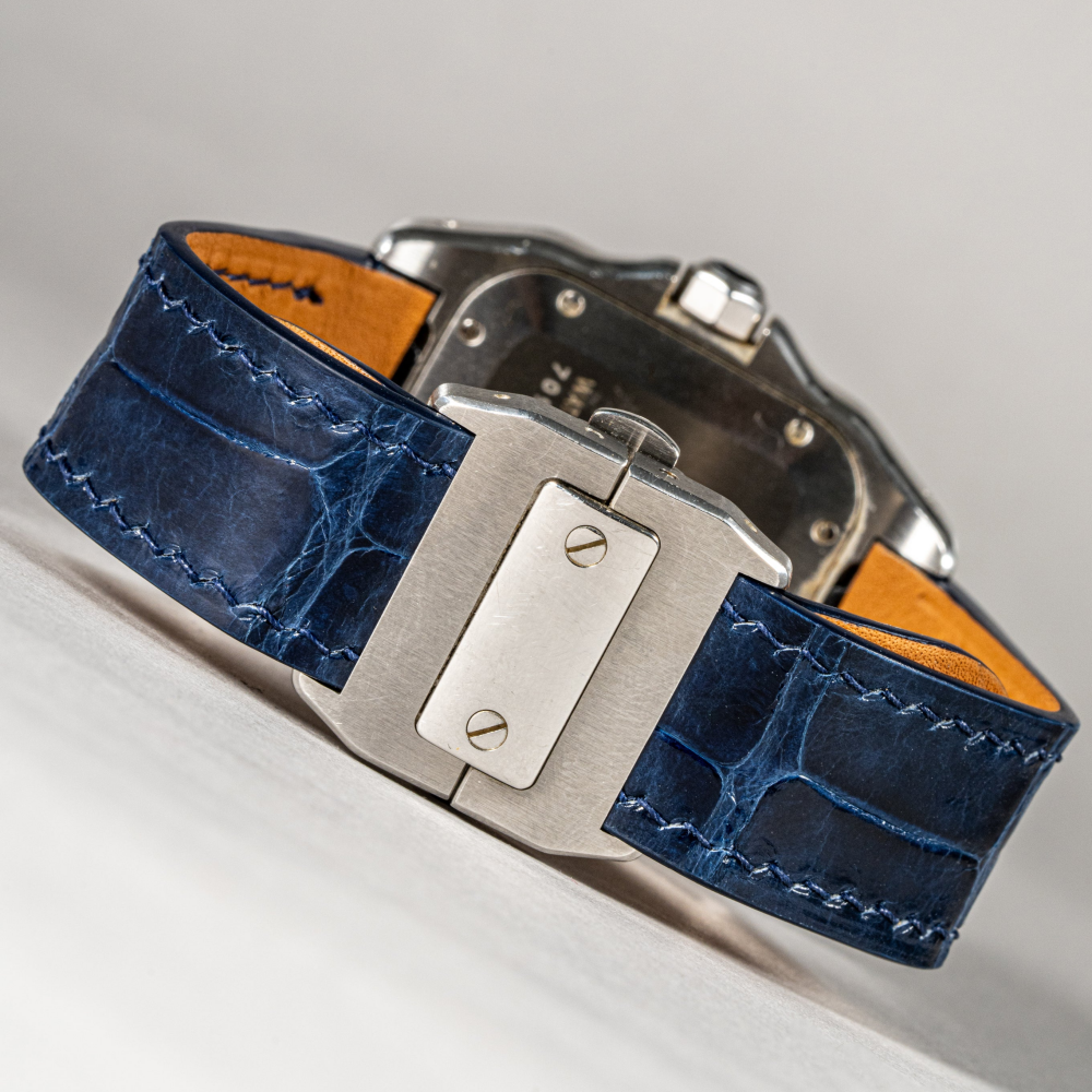 peacock-blue-alligator-leather-srap-cartier-santos-100-backside.png
