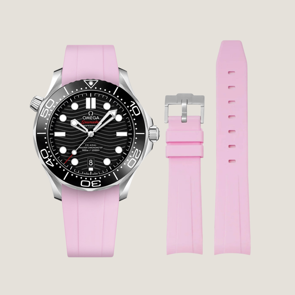 pink-FKM-rubber-strap-for-omega-seamaster-300-with-watch.png