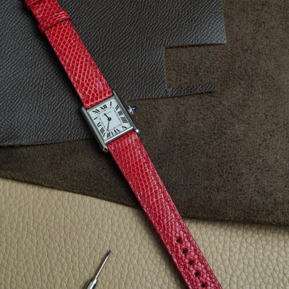 red-lizard-leather-strap-for-cartier-tank-on-watch-05.png