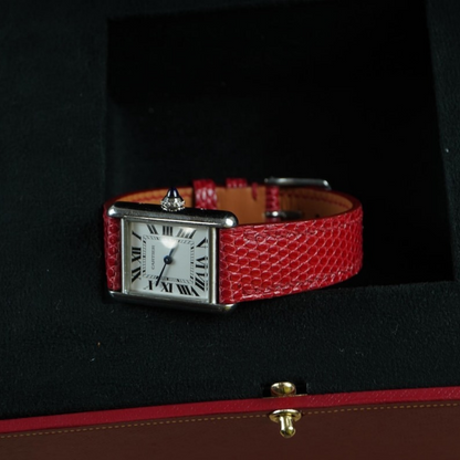 red-lizard-leather-strap-for-cartier-tank-on-watch.png