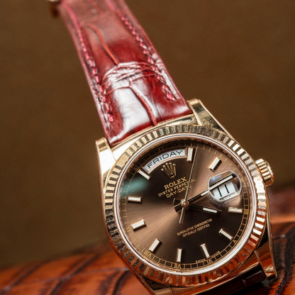 reddish-brown-alligator-leather-strap-Rolex-day-date-watch.png