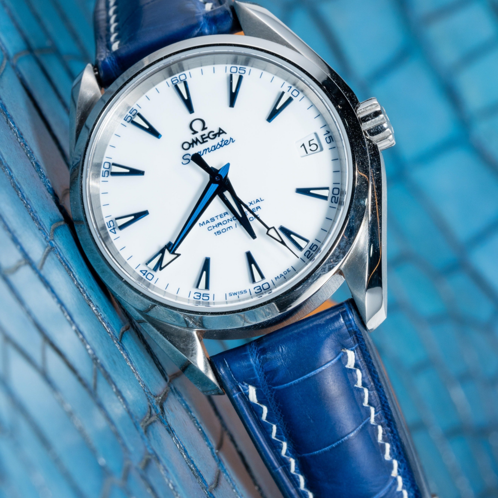 tie-dye-blue-alligator-strap-for-omega-seamaster-on-watch.png