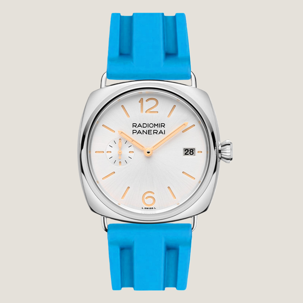 torquoise-Blue-rubber-strap-for-panerai-radiomir-on-Watch.png