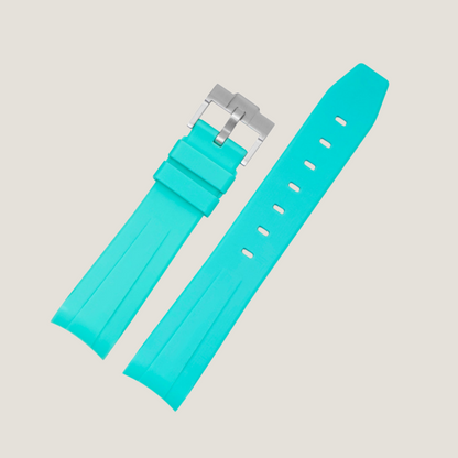 turquoise-FKM-rubber-strap-for-omega-speedmaster-with-watch.png