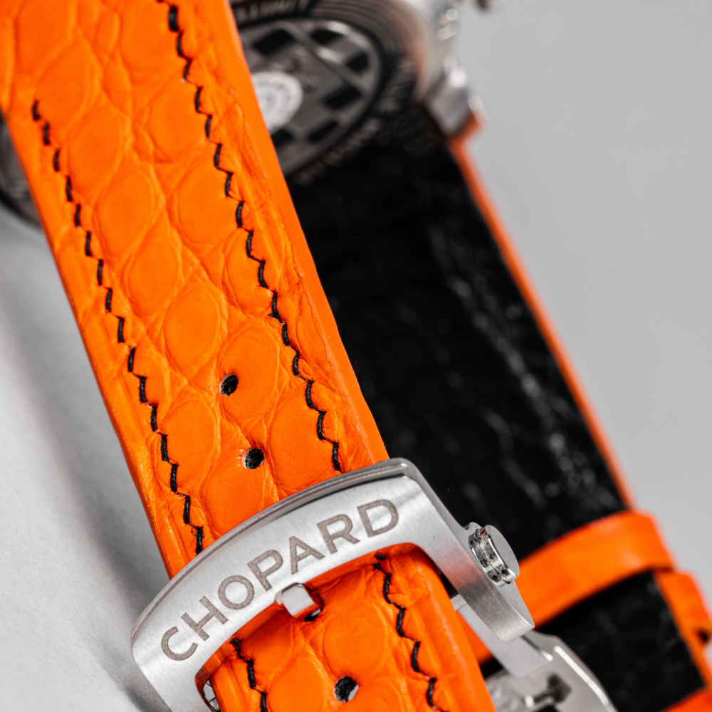 volcanic-orange-alligator-leather-strap-for-Chopard-mille-miglia-buckle.png
