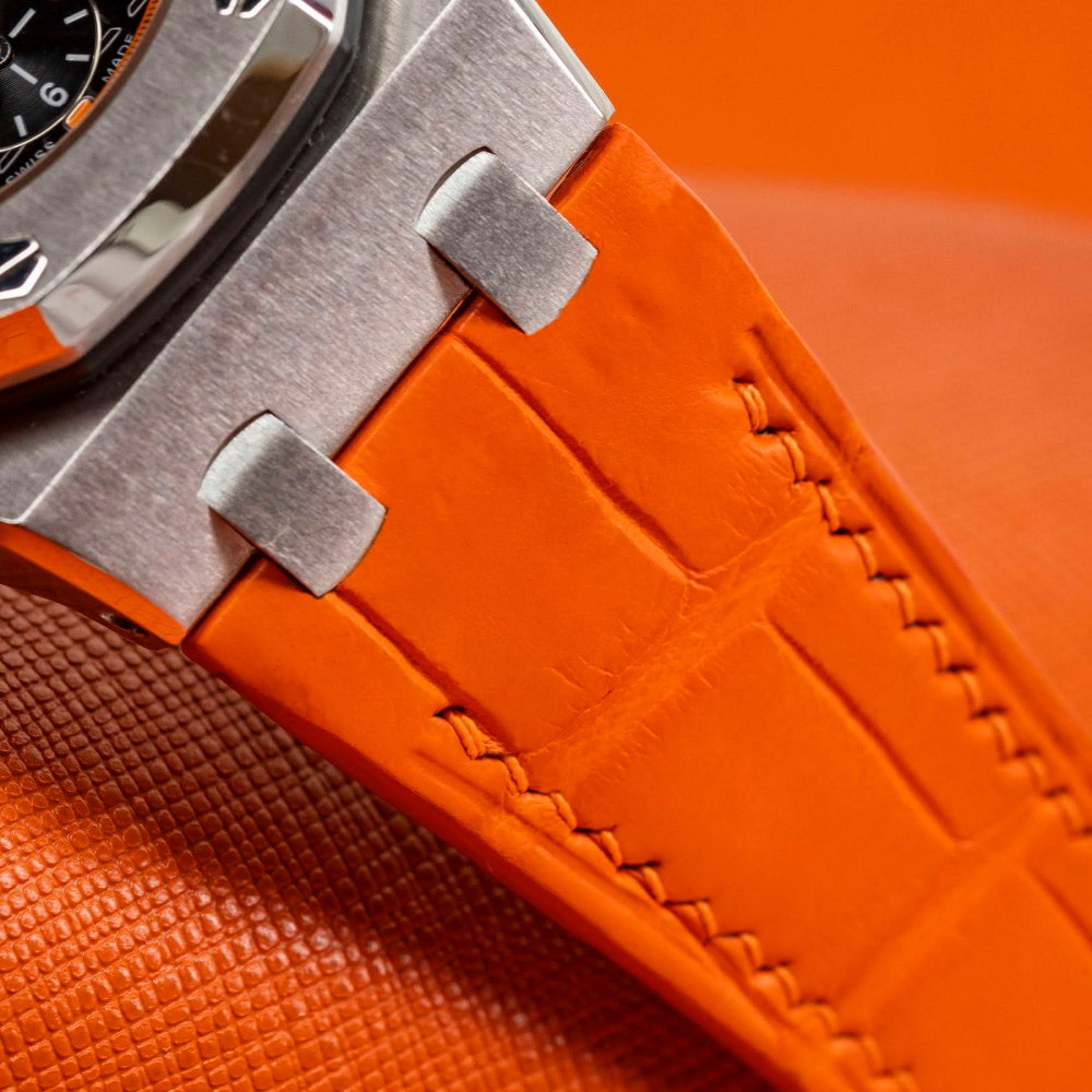 volcanic-orange-alligator-leather-strap-for-ap-royal-oak-shore-42mm-stitching.png