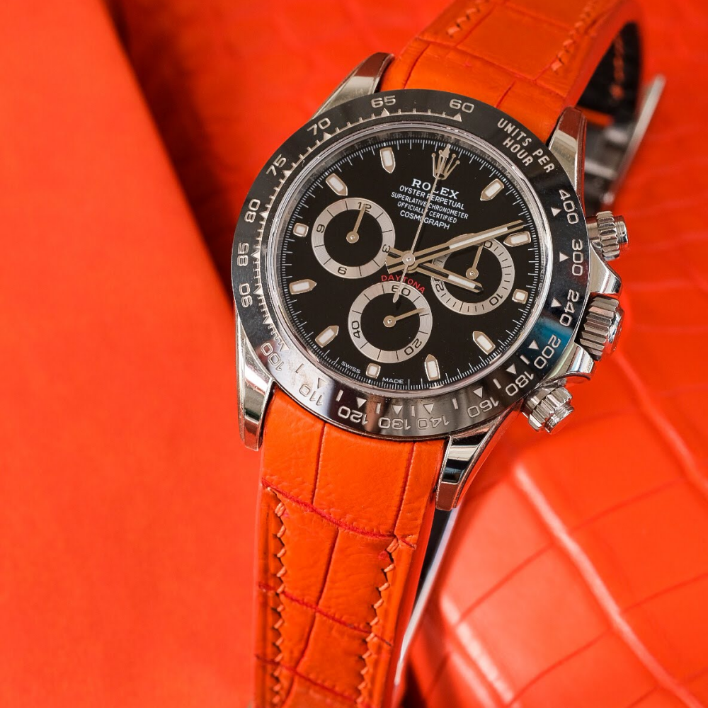 volcano-orange-alligator-strap-for-rolex-daytona.png