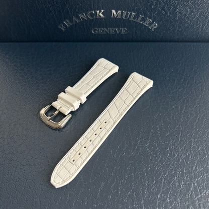 white-FKM-rubber-with-alligator-strap-for-franck-muller-vanguard-V32-buckle.png