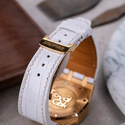 white-alligator-leather-strap-for-ap-ladies-dual-time-lining.png
