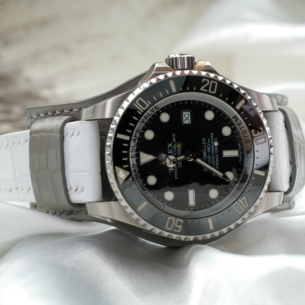 white-alligator-leather-watch-strap-for-Rolex-Sea-Dweller-watch.png