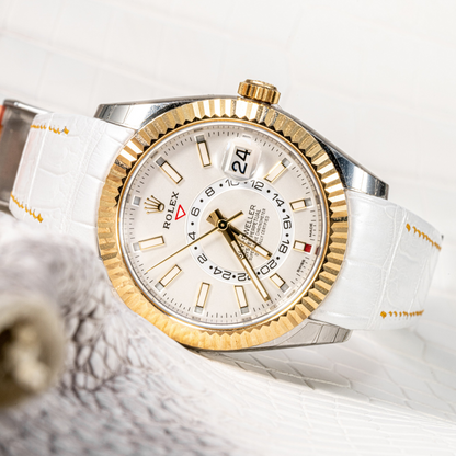 white-alligator-leather-watch-strap-for-Rolex-Sky-dweller-watch.png