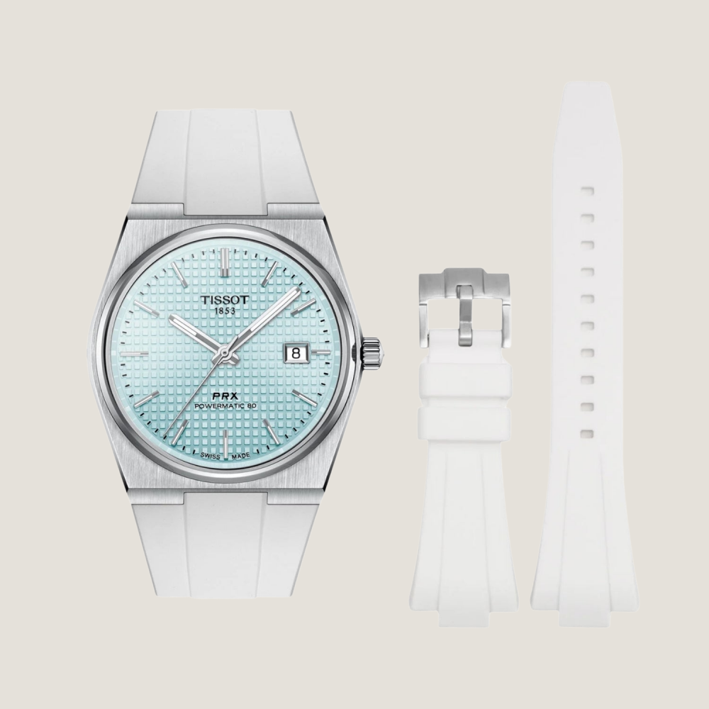 white-rubber-strap-for-tissot-prx-with-watch.png